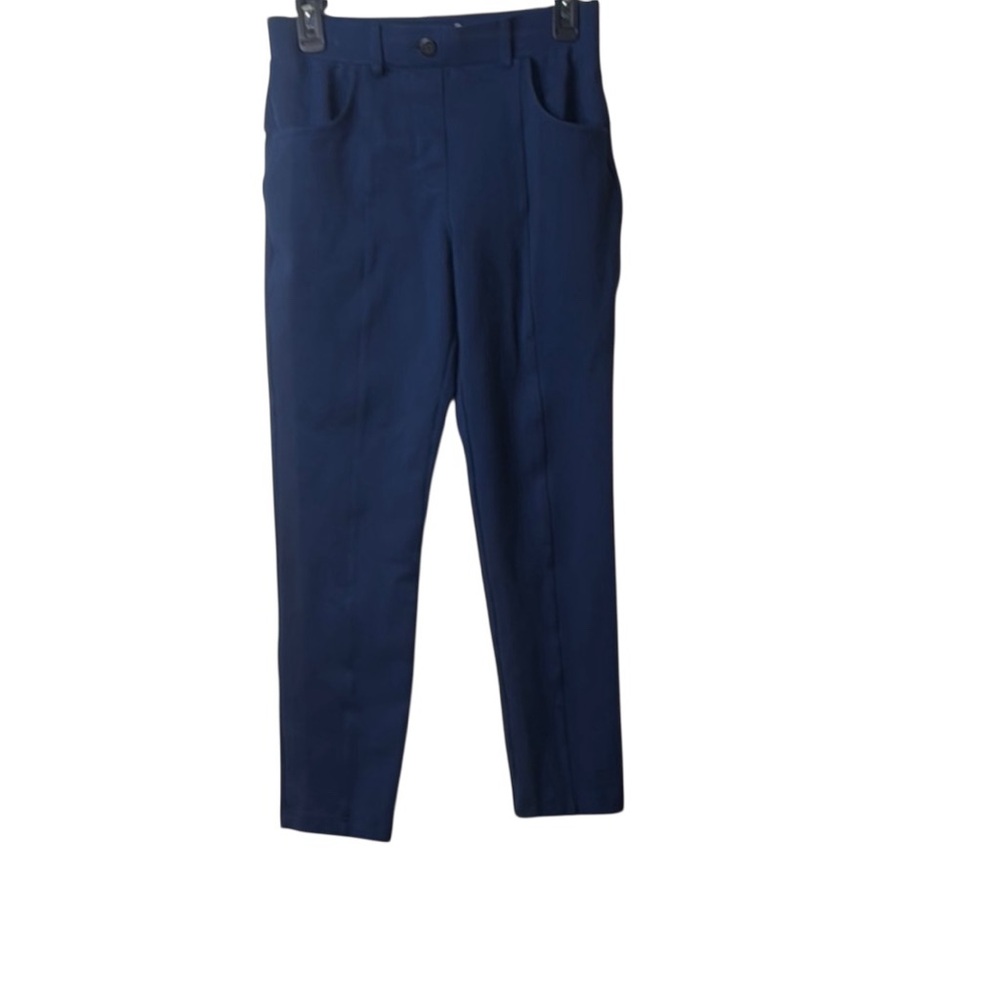 Betabrand Men's Navy Dress Pants